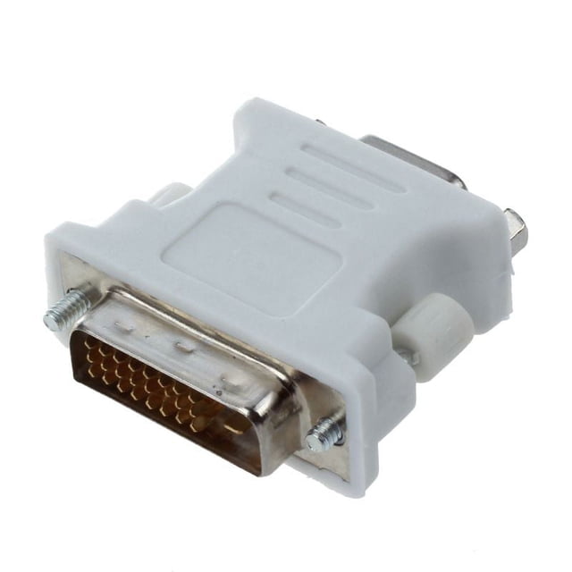 Adaptador DVI macho (DVI-D 24 1) a VGA hembra (15 pines)