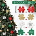 Coworker Puzzle Pieces Employee Christmas Ornament Puzzle Christmas