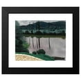 thumbnail image 2 of Félix Vallotton 24x20 Black Modern Framed Museum Art Print Titled - The Dordogne in Vitrac (1925), 2 of 5