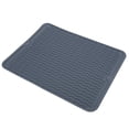 thumbnail image 1 of Dish Drying Mat Dish Drying Mat Rubber Food Grade Insulation Pad Hollow Anti Fall Drainage Mat Filter Anti Slip Insulation Mat for Sink Debris Kitchen Dish Drying Mat, 1 of 7