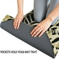 thumbnail image 3 of Zebra and Leopard Print Pattern Hot Yoga Mat Towel Non Slip for Hot Yoga - Quick-Drying Yoga Mat Cover with 4 Corner Pockets with Travel Bag - Hot Yoga Towel Non Slip 74"x26", 3 of 6