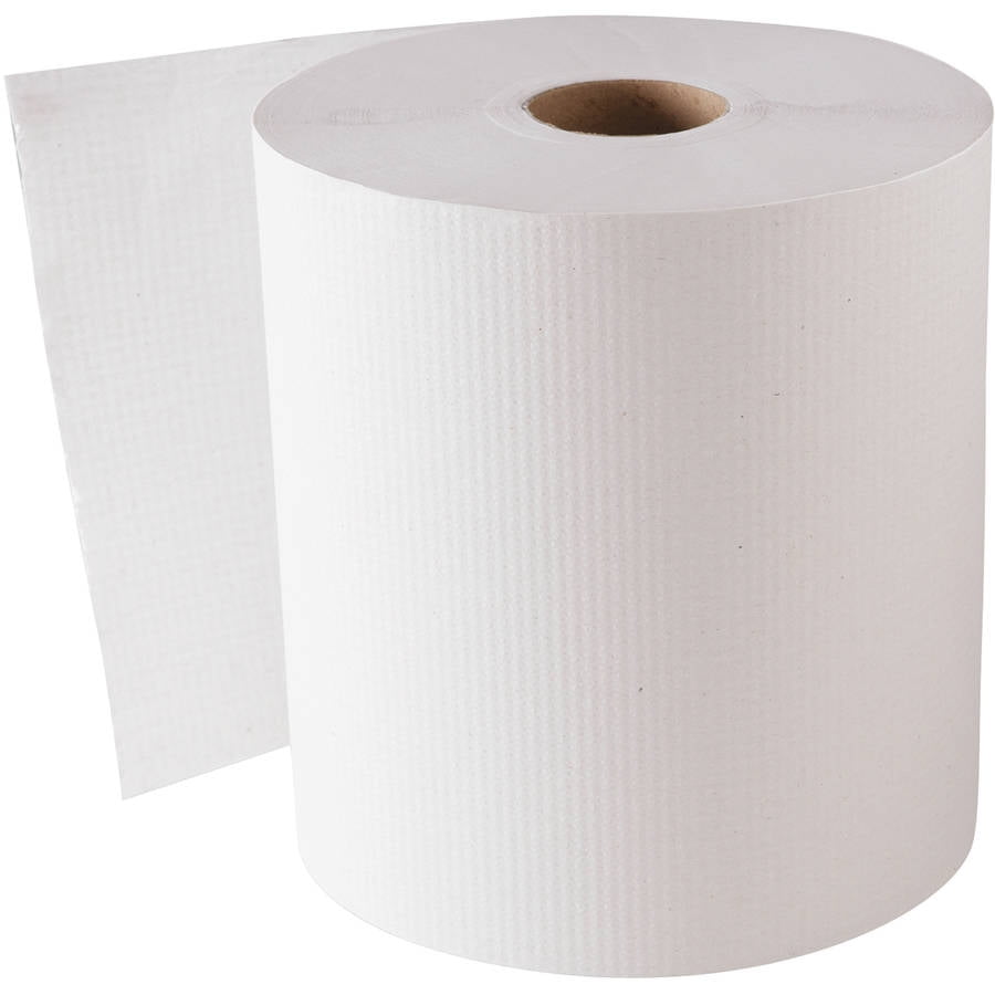 GEN Hardwound Roll Towels, White, 8" x 800 ft, 6 Rolls/Carton GEN1820