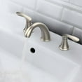 thumbnail image 3 of GymChoice Faucet for Bathroom Sink, WidespreadBathroom Faucet 3 Hole with Stainless Steel Bathroom Faucet Pop Up Drain and cUPCFree Hose2 Packs, 3 of 6