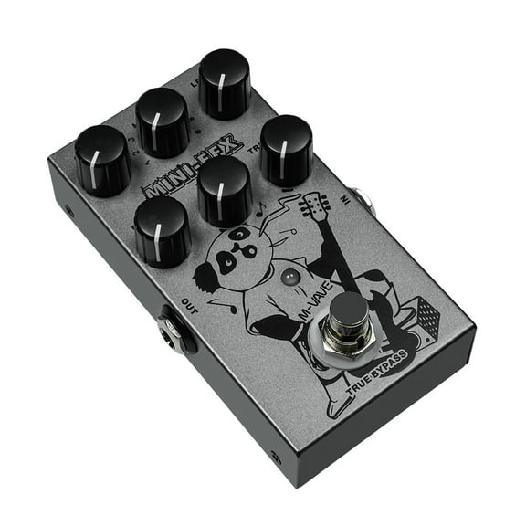 M-VAVE M VAVE Electric Effects Pedal Heavy Metal Distortion Effector with 3 Section EQ Adjuster