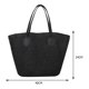 thumbnail image 5 of Bolso Con Asa Superior Bolsa de playa de verano Bolsa de asa superior tejida de gran capacidad informal para viajes (negro) Ehuebsd Para Estrenar, 5 of 9