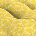 thumbnail image 6 of Jordan Manufacturing 19" x 19" Brunswick Marigold Yellow Geometric Square Tufted Contoured Outdoor Wicker Seat Cushion (2 Pack), 6 of 10