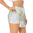 thumbnail image 1 of Balery Funny Chicken Pantalones cortos deportivos para mujer con forro y dos bolsillos, elásticos, para entrenamiento, gimnasio, yoga-XX-Large, 1 of 7