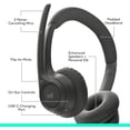 thumbnail image 5 of Auriculares inalámbricos Bluetooth Logitech Zone 300 con micrófono con cancelación de ruido, compatibles con Windows, Mac, Chrome, Linux, iOS, iPadOS y Android - Negro (Renovados), 5 of 5