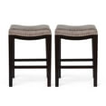thumbnail image 5 of TIFFIN STUDDED Counter Stool (Set of 2) - Stylish Accent Stools for Kitchen, Bar & Dining Areas, 5 of 23