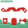 thumbnail image 2 of Uxcell 16-Pack Tree Straps for Staking, 1.5 Inch x 15.7 Inch for Leaning Tree Protection [Rojo], 2 of 6