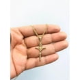 thumbnail image 3 of 14K Gold Filled Cross Necklace for Men's 20" - Crucifix Pendant 33x18mm - Cross Pendant - Dije de Cruz - Mariner Link Chain 20", 3 of 5