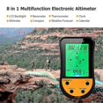 thumbnail image 4 of Altimètre Numérique Électronique 8 en 1 Multifonction Rétroéclairage LCD Mini Altimètre Baromètre Boussole le, 4 of 5