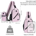thumbnail image 4 of Cross Body Bags for Women & Men Waterproof Sling Backpack with Mini Phone Bag Personal Item Travel Bag Anti-Theft Daypack for Summer Travel Essentials Hiking, 4 of 6
