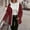Wine, variant on Jackets For Women Sevevn Women's Fleece Lined Jacket Winter Coat Warm Thicken Casual Outwear with Hood