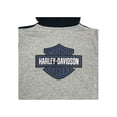 thumbnail image 2 of Harley-Davidson Little Boys' Bar & Shield Colorblocked Fleece Zip Hoodie (6/7), Harley Davidson, 2 of 2