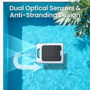Aiper EcoSurfer M2 Automatic Pool Skimmer, Solar-Powered Robotic Surface Cleaner with 24/7 Cleaning, App Control & 150μm Ultra-Fine Filter