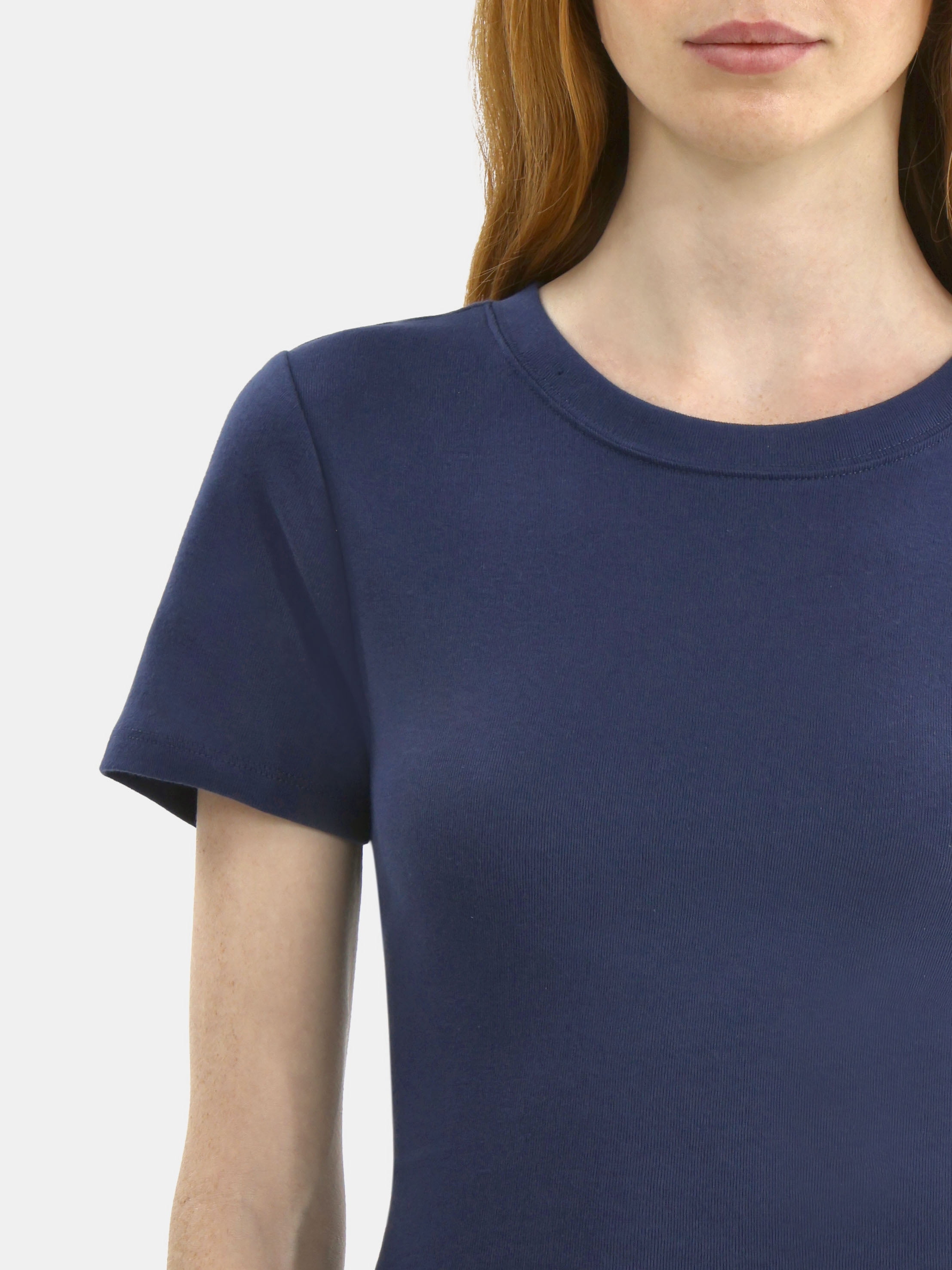 No Boundaries Cotton Crew Cropped Tee, Women's