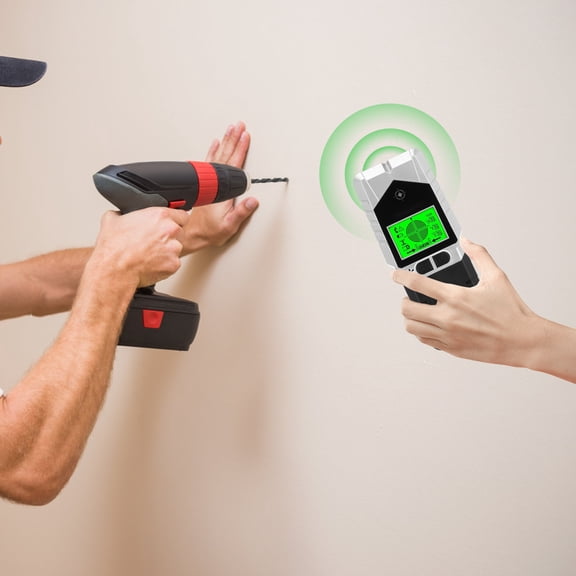 Ikoopy Stud Finder Wall Scanner 6 in 1 Multifunctional Stud Finder Tool with LCD Display Smart Chip for Center and Edge of Metal AC Wire Joist