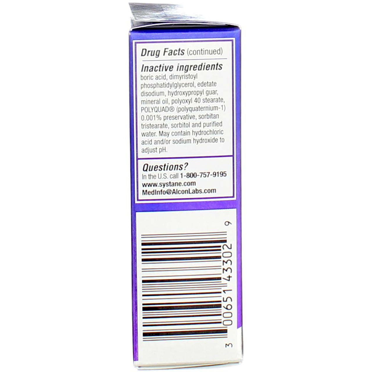 Alcon Systane Balance Lubricant Eye Drops, 0.33 fl oz (6 Pack) (Bundle)