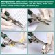 thumbnail image 4 of Tijeras industriales RooPro de acero CR-V dentado de 8,5", 4 of 7