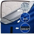 thumbnail image 4 of Mattress Bag with 8 Handles for Moving and Storage Reusable Cover with Strong Zipper Closure Queen Size, 4 of 6