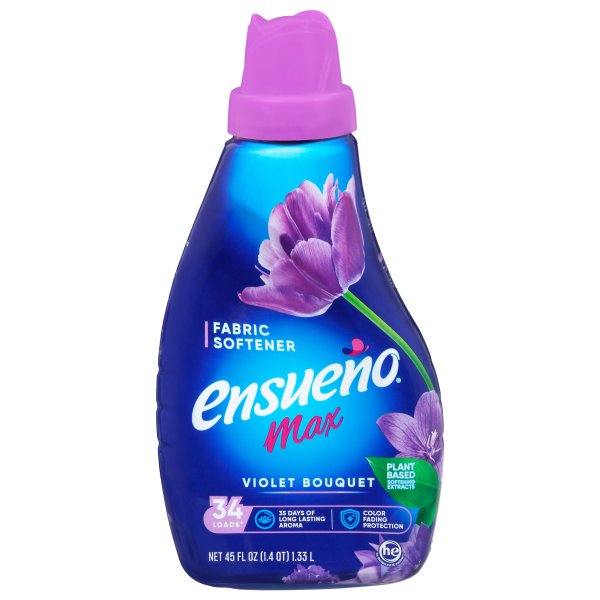 Ensueno® Max Violet Bouquet Fabric Softener 45 fl. oz. Bottle