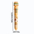 thumbnail image 3 of 10 Color Cute Character Multi Color Ballpoint Pens Click Style Retractable Colored Pens For Kids Students School Office And Art Supplies, 3 of 6