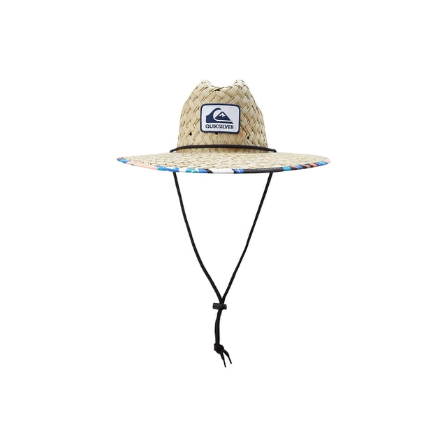 Sombrero de ala ancha de paja Quiksilver Outsider Lifeguard talla grande XL