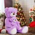 thumbnail image 4 of MaoGoLan Mommy and Baby Giant Teddy Bear 39" Bear Stuffed Animal Plush Toy, 4 of 7