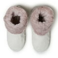thumbnail image 4 of Dearfoams Women's Beth Faux Fur Fold Down Fuzzy Bootie House Slipper Boot, 4 of 6