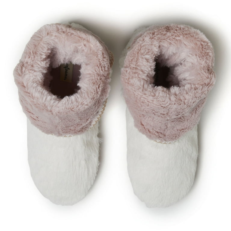 Heated Slippers Aroma Home Microwavable Slippers Faux Fur House