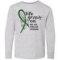thumbnail image 3 of Inktastic Life Grows On- be an Organ Donor Long Sleeve Youth T-Shirt, 3 of 5