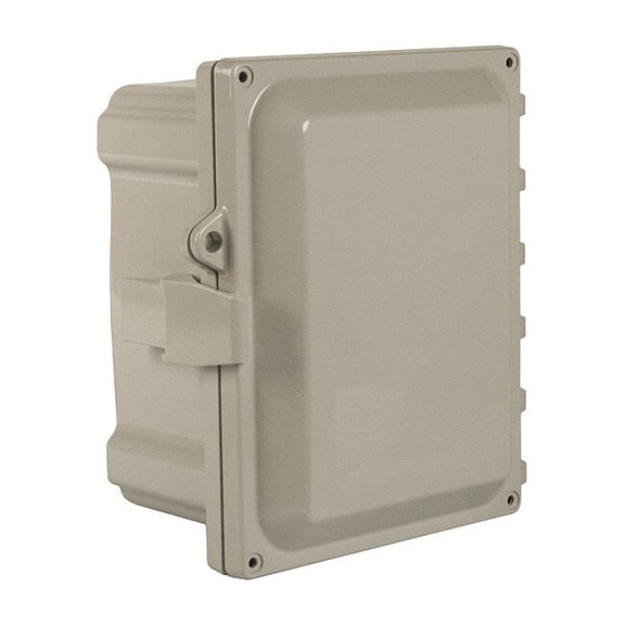 Wiegmann Enclosure,Non-Metallic,Solid Cover HW-P181610CHQR