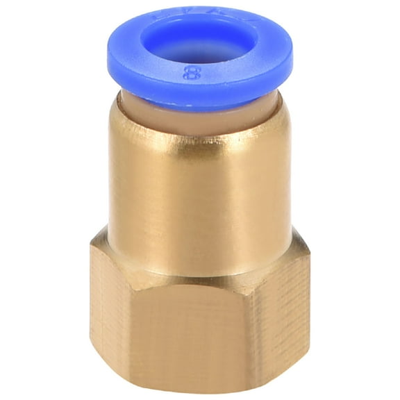 Push to Connect Tube Fitting,Adapter,8mm Tube OD x G1/4" Female Straight Pneumatic Connecter Pipe Fitting