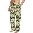 thumbnail image 6 of Pofeuu Camping Caravan 1 Print Men's Pajama Pants, Soft Lounge Pajama Pants with big pockets for Men Plaid Pj Bottoms-XX-Large, 6 of 6
