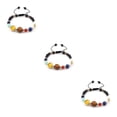 thumbnail image 1 of Justharion Solar Systems Bracelet Stylish Unisex Handmade Elastic Replacement Decorative Bangle Jewelry Ornament Birthday Gift Type 3 3PCS, 1 of 1