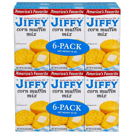 (12 Boxes) Jiffy Corn Muffin Mix, 8.5 oz (Best Lemon Poppy Seed Muffins)