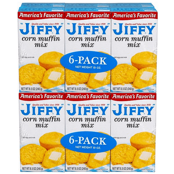 12 Boxes) Jiffy Corn Muffin Mix, 8.5 oz - Walmart.com