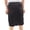 Black, variant on ibiyuan Mens Pajama Pants With Pockets Unisex Elderly Care Casual Capri Pajama Pants, Easy Put-On Lounge Pants, Soft Medical Sleepwear PJs Patient Home Bottoms