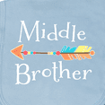thumbnail image 3 of Inktastic Middle Brother Arrow Baby Burp Cloth, 3 of 3