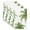 Green, White, Brown, variant on Green Palm Trees Kitchen Towels Set of 4, Summer Botanical Tree Tropical Absorbent Dish Towels for Kitchen, Microfiber Hand Towel, Quick Drying Tea Towel for Cleaning Decorative Dishcloths