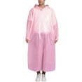 thumbnail image 1 of Versatile Wraps for All Seasons Oversized Raincoat with Lace Design and Button Closure for Outdoor Activities and Casual, 1 of 4