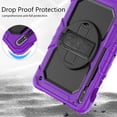 thumbnail image 5 of Allytech Galaxy Tab S8 2022 / Tab S7 2020 11 Inch Case (SM-X700/706/T870/T875) with Screen Protector,  Rugged Shockproof Strap Rotating Kickstand Protective Cover for Samsung Galaxy Tab S8/ Tab S7, 5 of 7