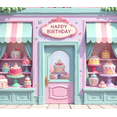 thumbnail image 4 of Yatrandify Pastel Cake Banner Happy Birthday Sign Decorative Backdrop for Celebration Event Indoor Party, 4 of 8