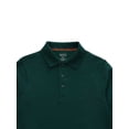 thumbnail image 4 of Smith's American Boys' Long Sleeve Pique Polo Color: hunter green Size: 10 - 12, 4 of 4
