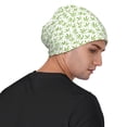 thumbnail image 4 of Xecao Bamboo 1 Print Beanie Knitted Hat for Men Women, Winter Fashion Knit Cuffed Caps Unisex, 4 of 7