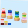 thumbnail image 4 of BESTYASH Kaleidoscope Kit for Toddlers Educational Toy Beech Wood Color Recognition Grasping Training 1Pcs, 4 of 8