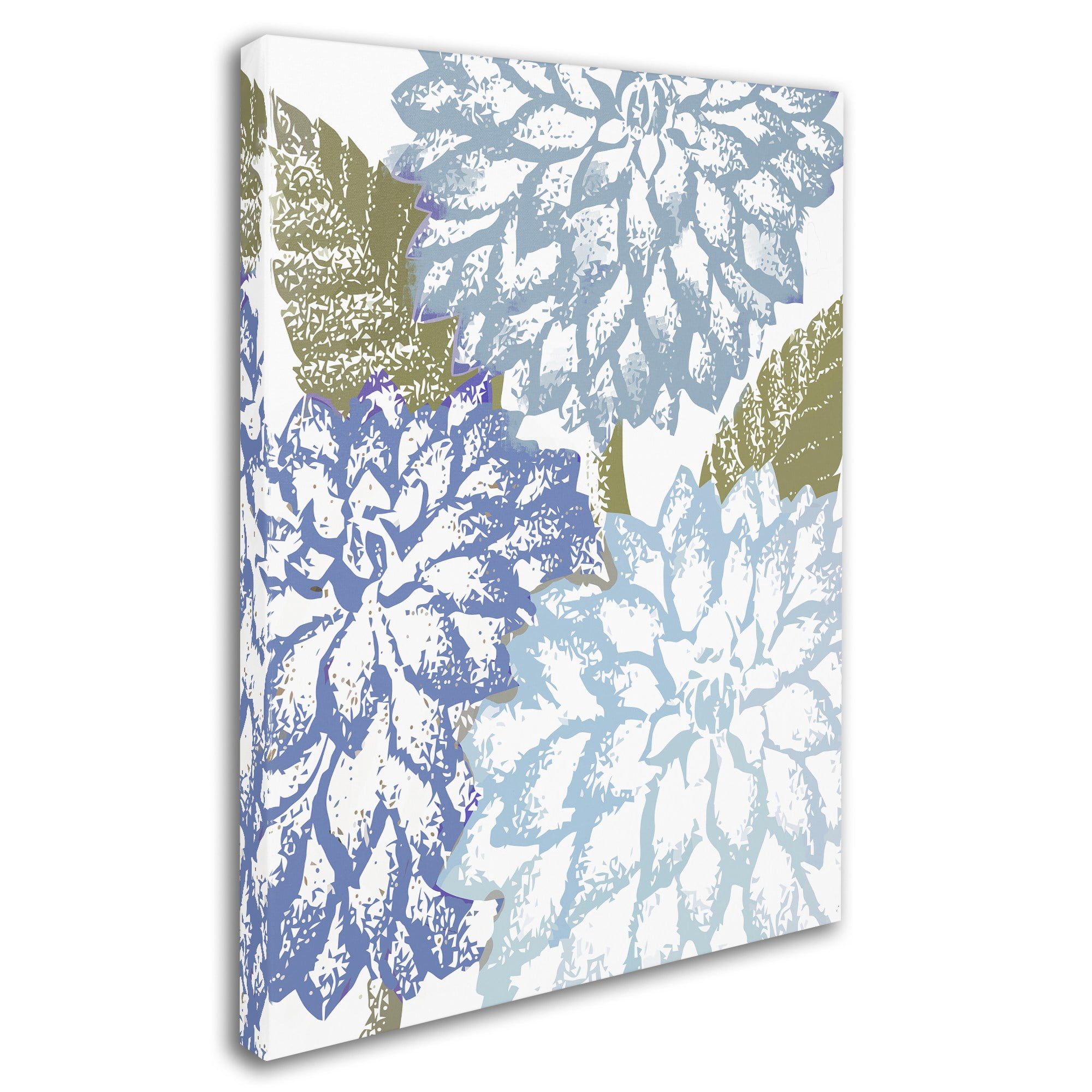 Trademark Fine Art "Sea Dahlias I" Canvas Art by Color Bakery
