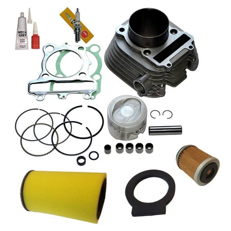 Top End Gasket Sets O-ring - Top Notch Parts Yamaha Timberwolf 250 Cylinder Piston Gasket Top End Kit Set 1992-2000 92-00