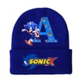 thumbnail image 4 of Gorros de punto Sonics para niños y niñas, gorros de algodón para invierno, para exteriores, bonitos gorros de lana, dibujos animados de anime para estudiantes, regalo de cumpleaños para niños, 4 of 5